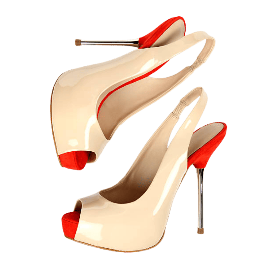 Beige Stiletto Pumps
