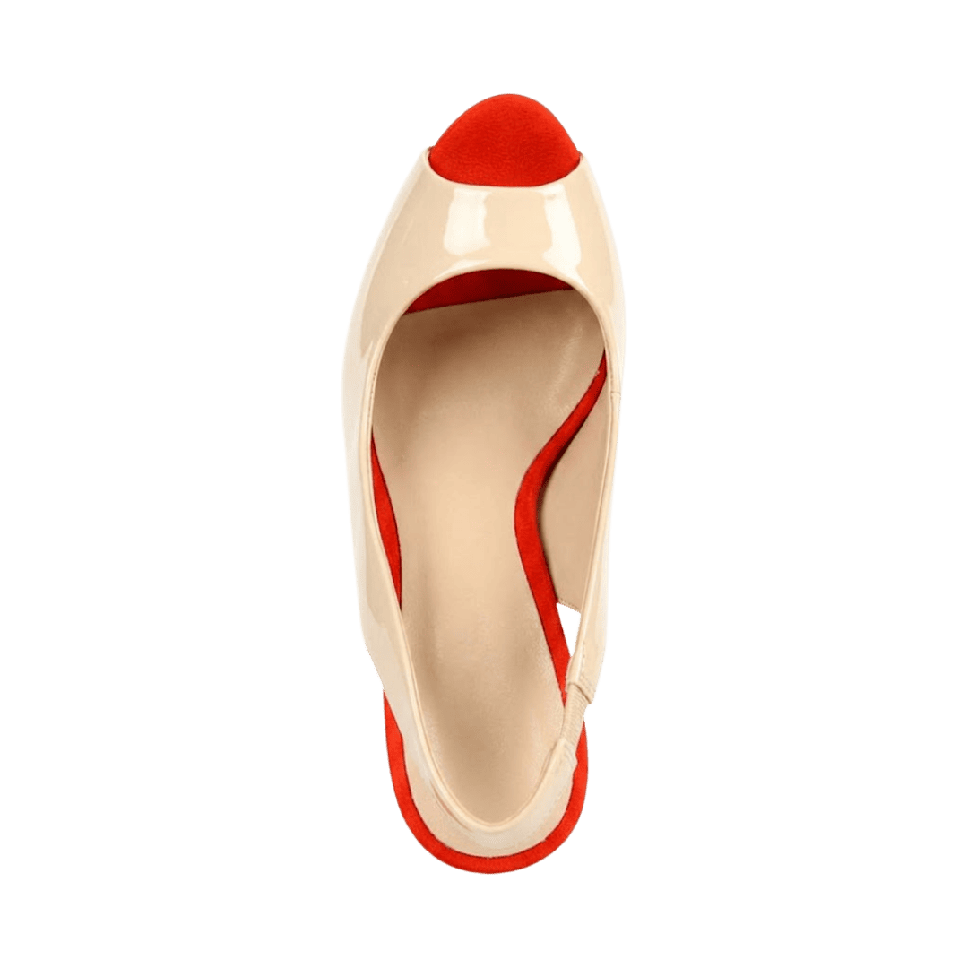 Beige Stiletto Pumps 3