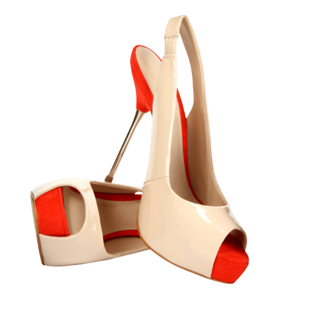 Beige Stiletto Pumps 4