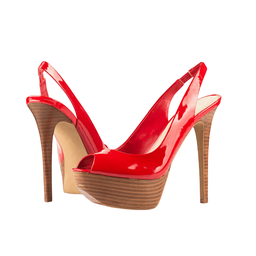 Red Patent Heels