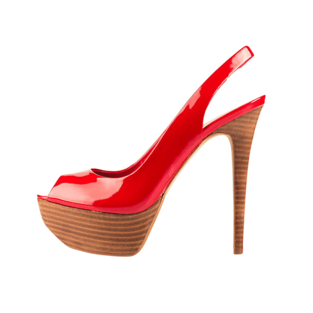 Red Patent Heels 2